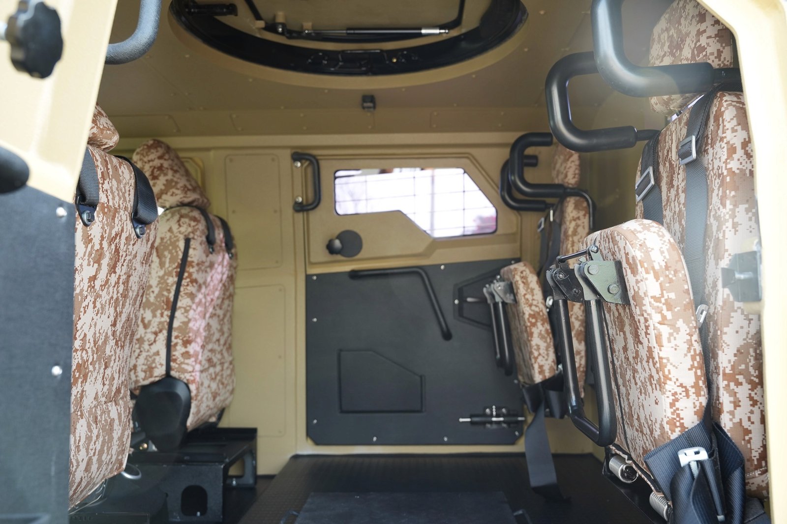 SAV Tiger 4x4 interior rear seating