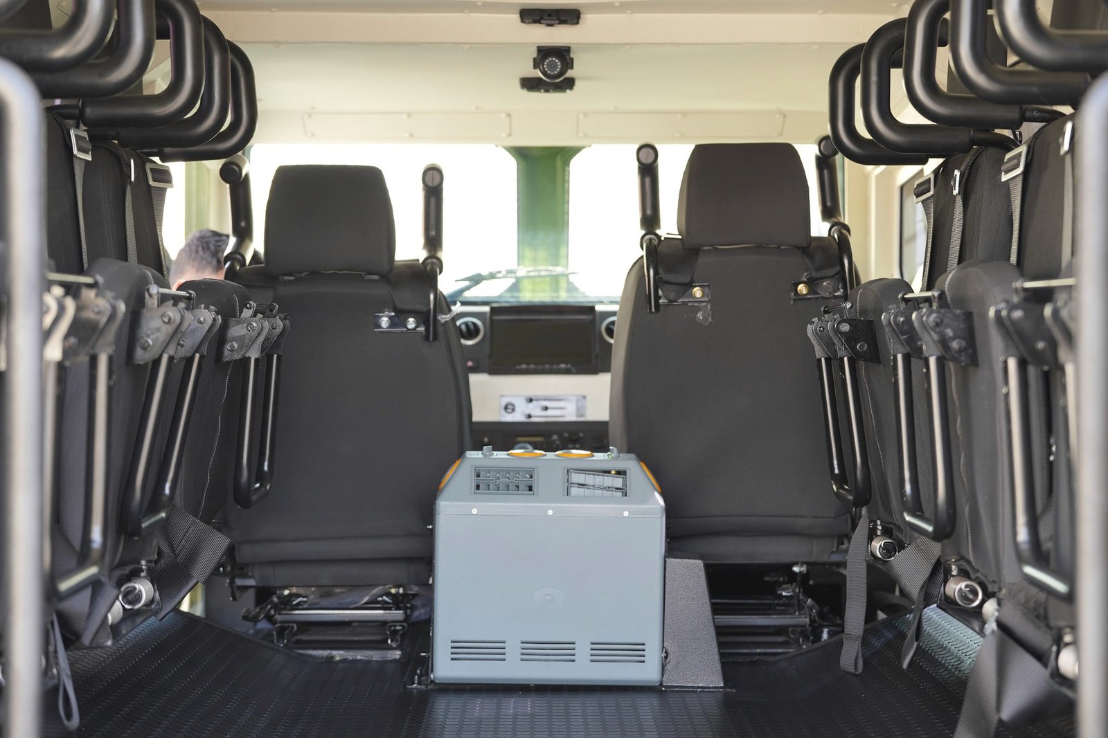SAV Badger V2 interior seating